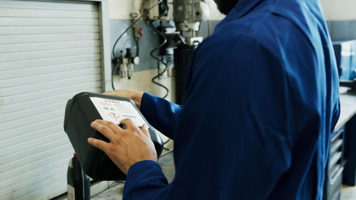 Real cargo documentation and customs inspection scene